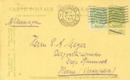 BELGIUM - 1911 - STAMPS ON POSTCARD TO GERMANY. - 1910-1911 Caritas