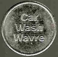 Jeton AVERS Et REVERS « CAR WASH WAVRE» - Autres & Non Classés
