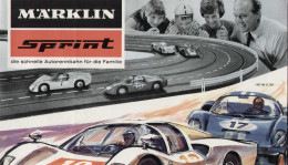 Catalogue Märklin Sprint 1967/68  Maßstab 1:32 Die Schnelle Autorennbahn - German