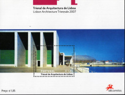 Portugal - 2007 - Modern Architecture - Lisbon Architecture Triennale - Mint Souvenir Sheet - Neufs