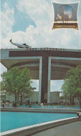 CARTOLINA  NEW YORK CITY,STATI UNITI-HELIPORT AND EXHIBIT-NEW YORK WORLD'S FAIR 1964-1965-"PEACE THROUGH UNDERSTANDING" - Ausstellungen