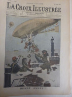 1906 NOEL ZEPPELIN JOUETS ENFANT TOIT NEIGE 1 JOURNAL ANCIEN - Zonder Classificatie