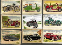 (chocolat)  JACQUES De La Collection «Autos - Motos» : Lot De 105 Chromos Différents - Jacques