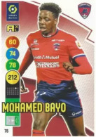 75 Mohamed Bayo - Clermont Foot 63 - Panini Adrenalyn XL LIGUE 1 - 2021-2022 Carte Football - Trading Cards