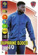 76 Ouparine Djoco - Clermont Foot 63 - Panini Adrenalyn XL LIGUE 1 - 2021-2022 Carte Football - Trading Cards