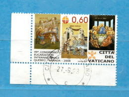 VATICANO ° - 2008 - Congresso Eucaristico - Québec.  Unif. 1479.  Usati. - Used Stamps