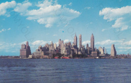 CARTOLINA  NEW YORK CITY,NEW YORK,STATI UNITI-THE NEW YORK SKYLINE-NON VIAGGIATA - Autres Monuments, édifices