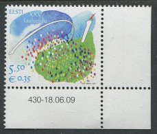 Estonia:Unused Stamp XXV Song Festival, Corner!, 2009, MNH - Estonie