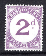 Basutoland 1933-52 Postage Dues - Chalk-surfaced Paper - 2d Violet HM (SG D2a) - Postage Due