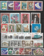 MONACO 1968 Et 1969 Complet 73 Timbres Neufs ** 736 à 771 Et 772 à 808 - Komplette Jahrgänge