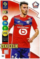 102 Zeki Çelik - LOSC Lille - Panini Adrenalyn XL LIGUE 1 - 2021-2022 Carte Football - Trading Cards