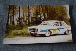 Belle Photo Ancienne De Rallye,voiture,les 12 Heures De Lessine 1982 , 13 Cm. Sur 9 Cm. - Sporten