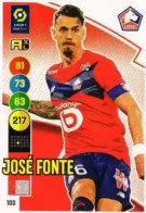 103 José Fonte - LOSC Lille - Panini Adrenalyn XL LIGUE 1 - 2021-2022 Carte Football - Trading Cards