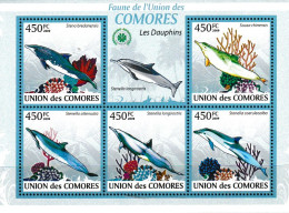 COMORES  2009  MNH  "DOLPHINS" - Dolphins