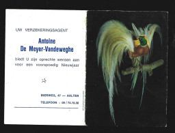 Aalter Bierweg Verzekeringen A. De Meyer-Vandeweghe Kalender 1968 Calendrier Htje - Petit Format : 1961-70