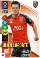 122 Julien Laporte - FC Lorient - Panini Adrenalyn XL LIGUE 1 - 2021-2022 Carte Football - Trading Cards