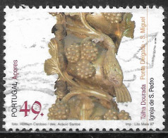 Portugal – 1997 Gold Carving 49. Used Stamp - Oblitérés