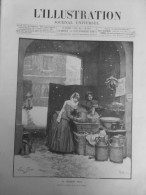 1887 NOEL PREMIERES NEIGES FROID PREPARATION BOISSON CHAUDE 1 JOURNAL ANCIEN - Non Classés