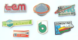 Lot De 7 Pin's LOGOS De Diverses Entreprises - M889 - Lots