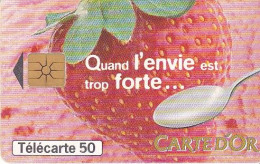 F739  05/1997 - CARTE D'OR : FRAISE - 50 GEM1B - 1997