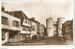 8Eb-187 The Falstaff Hotel And Westgate Canterbury... Auto's - Canterbury