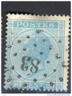 _Me506: N°18A: Get.15: Ps83: CINEY - 1865-1866 Profil Gauche