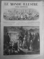 1873 NOEL COUTUMES TOURAINE MESSE MINUIT BENEDICTION BUCHE  1 JOURNAL ANCIEN - Sin Clasificación