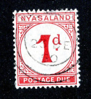 7818 BCx 1950 Scott # J1 Used (offers Welcome) - Nyasaland (1907-1953)