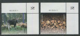 Estonia:Unused Stamps EUROPA Cept 2011, Moose, Corners!, 2011, MNH - Estonie