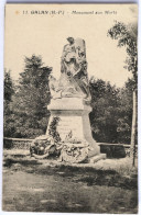 C. P. A. : 65 : GALAN : Monument Aux Morts, Timbre En 1933 - Galan