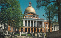 CARTOLINA  BOSTON,MASSACHUSETTS,STATI UNITI-THE STATE HOUSE-NON VIAGGIATA - Boston