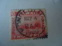 HAWAI USED STAMPS LANDSCAPES   WITH POSTMARK  1900 - Hawaii