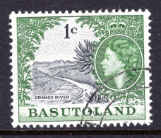 Basutoland 1961-63 Decimal Pictorials - 1c Orange River Used (SG 70) - 1933-1964 Crown Colony