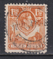 Timbre Oblitéré De Rhodésie Du Nord De 1938 N°27 - Northern Rhodesia (...-1963)