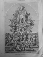 1862 NOEL ARBRE FETE ENFANT DIEU MERES ANGES   1 JOURNAL ANCIEN - Zonder Classificatie