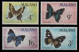 Malawi 1966 - Mi-Nr. 37-40 ** - MNH - Schmetterlinge / Butterflies - Malawi (1964-...)