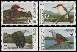 Mikronesien 1990 - Mi-Nr. 174-177 ** - MNH - Vögel / Birds - Micronésie