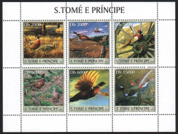 São Tomé & Príncipe 2003 - Mi-Nr. 2067-2072 ** - MNH - Fasan / Pheasant - Sao Tome Et Principe