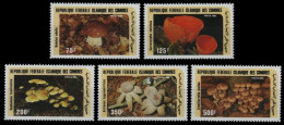 Komoren 1985 - Mi-Nr. 762-766 ** - MNH - Pilze / Mushrooms - Comores (1975-...)