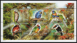 Zentralafrikanische Rep. 1999 - Mi-Nr. 2260-2265 A ** - MNH - Vögel / Birds - Centrafricaine (République)