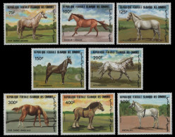 Komoren 1983 - Mi-Nr. 699-706 ** - MNH - Pferde / Horses - Comores (1975-...)