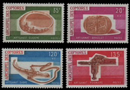 Komoren 1975 - Mi-Nr. 183-186 ** - MNH - Kunsthandwerk - Comores (1975-...)