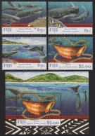 Fidschi 1998 - Mi-Nr. 851-854 & Block 26 ** - MNH - Wale / Whales - Fiji (...-1970)