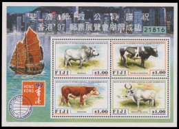 Fidschi 1997 - Mi-Nr. Block 20 ** - MNH - Rinder / Cattles - Fiji (...-1970)