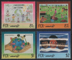 Fidschi 1996 - Mi-Nr. 781-784 ** - MNH - Kinderzeichnungen - Fiji (...-1970)