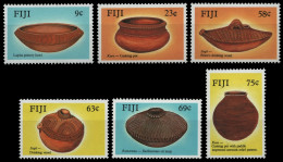 Fidschi 1988 - Mi-Nr. 580-585 ** - MNH - Keramiken - Fidji (1970-...)