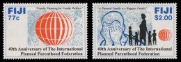 Fidschi 1992 - Mi-Nr. 673-674 ** - MNH - Familienplanung - Fidji (1970-...)