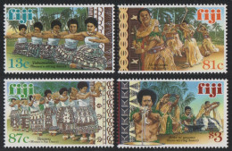 Fidschi 1999 - Mi-Nr. 869-872 ** - MNH - Volkstänze - Fidji (1970-...)