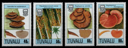 Tuvalu 1988 - Mi-Nr. 518-521 ** - MNH - Pilze / Mushrooms - Tuvalu