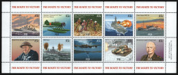 Fidschi 2005 - Mi-Nr. 1113-1122 ** - MNH - KLB - Schiffe - Flugzeuge - Fidji (1970-...)